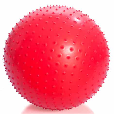Мяч для занятий ЛФК 65 см. красный М 165